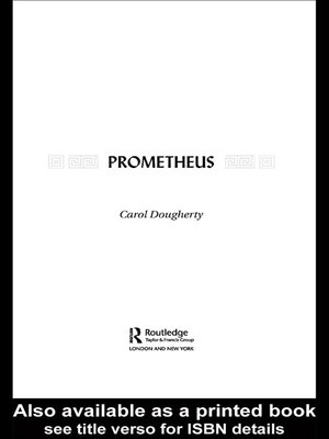 cover image of Prometheus